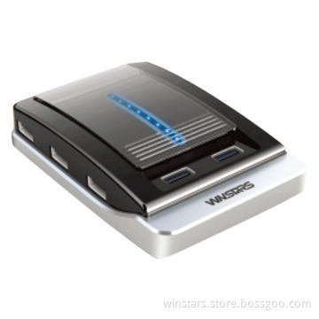 High-speed USB2.0 7-port Hub with Power Adapter, Supports Microsoft's Windows 98, Up to 480Mbps